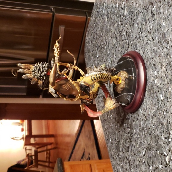 INDIAN  THE SPIRIT OF THE RAVEN.. AMERICA INDIAN DANCE ART - Picture 3 of 17